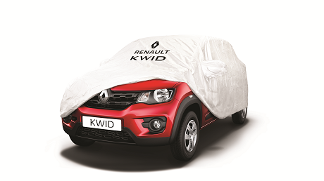 Kwid Car cover - Silver