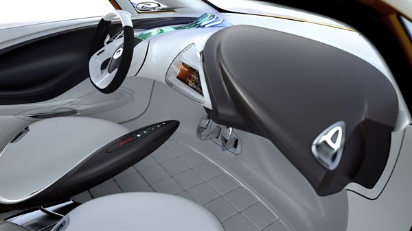 Renault R-Space concept car dashboard design